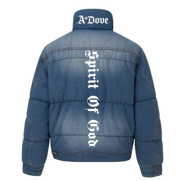 A*Dove A Denim Puffer Jacket