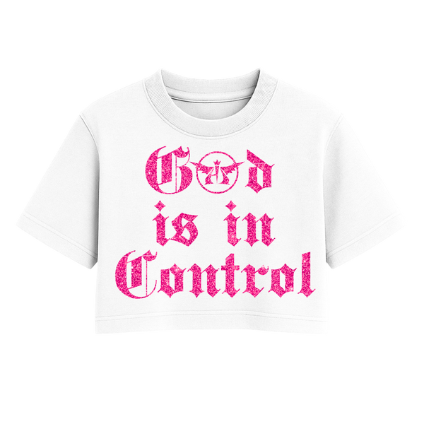 ADOVE - God Is In Control One Size Crop Tee
