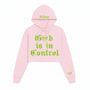 A*Dove God Is In Control Crop Hoodie