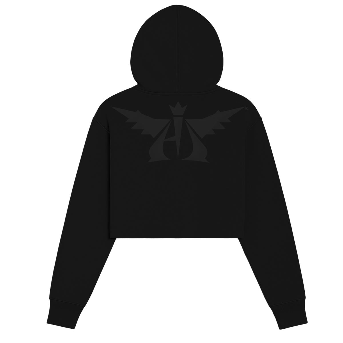 Adove God Is In Control Crop Hoodie