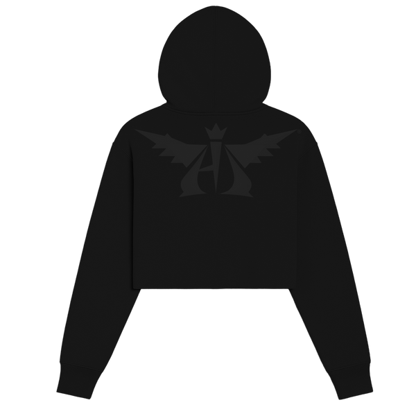 Adove God Is In Control Crop Hoodie