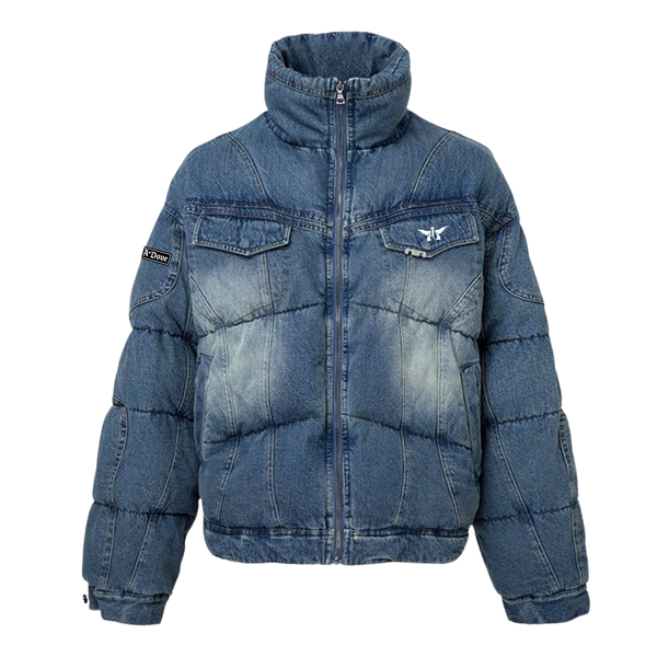 A*Dove A Denim Puffer Jacket